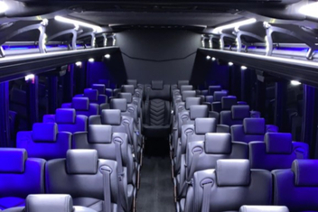Encinitas Charter Bus Interior