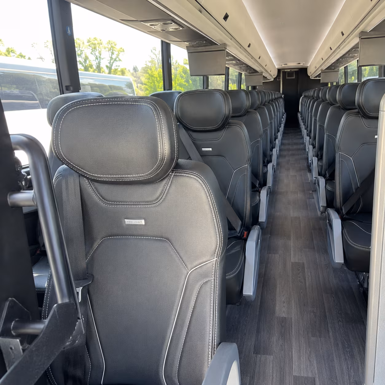 encinitas charter bus inside