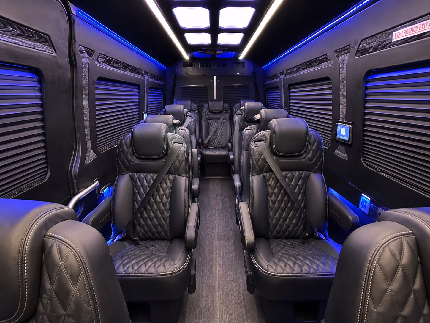 encinitas private event transportation onboard seating