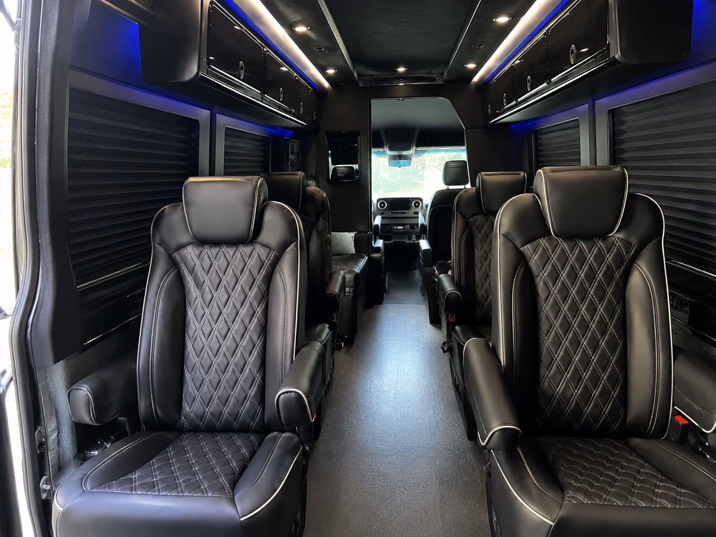 encinitas wine tour brewery transportation onboard seating