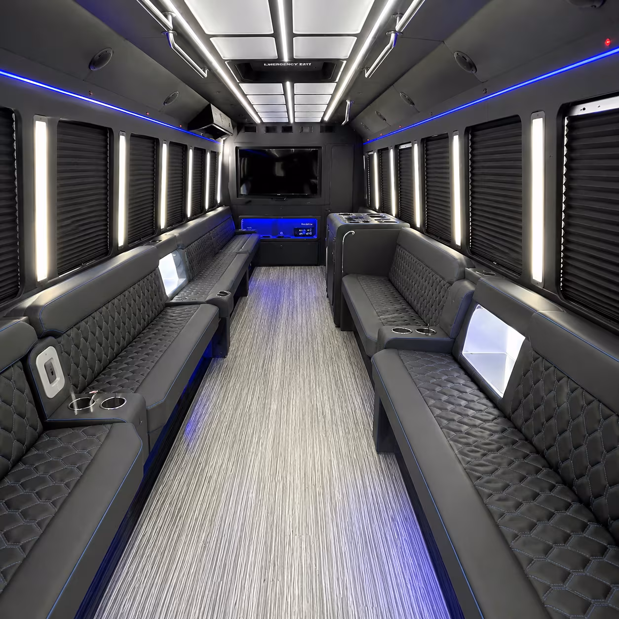 party buses for bachelorette nights and post wedding celebrations